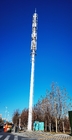 Башня связи трубки простой установки одиночная с поддержкой антенны